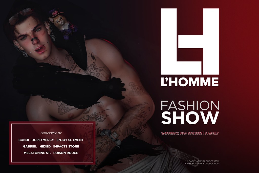 L'homme Magazine SL Fashion show on 6th May at 9am SLT