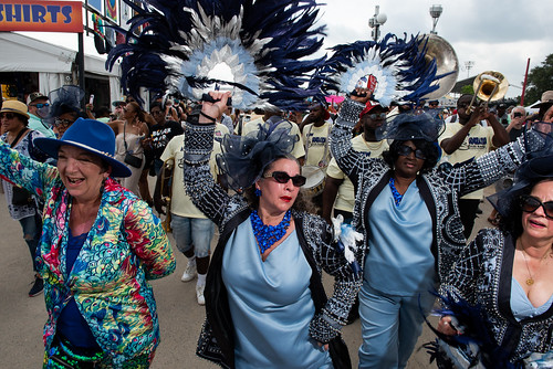 Lady Rollers SA&PC parade during Jazz Fest 2023 day 5 on May 5, 2023. photo by Ryan Hodgson-Rigsbee