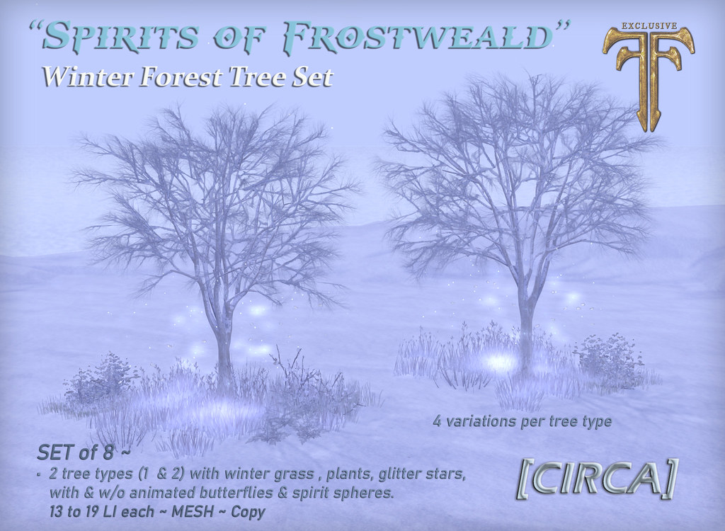 @ Fantasy Faire '23 | [CIRCA] – "Spirits of Frostweald" Winter Forest Tree Set FF '23