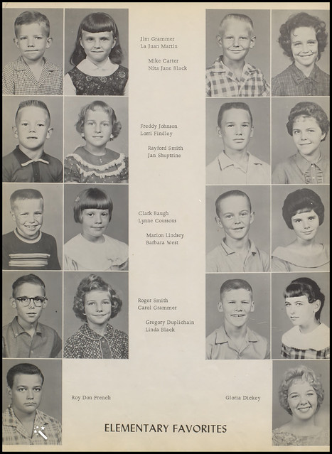 1961 Alto Elementary School Favorites