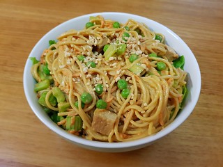 Asian Noodle Salad with Peanut Dressing