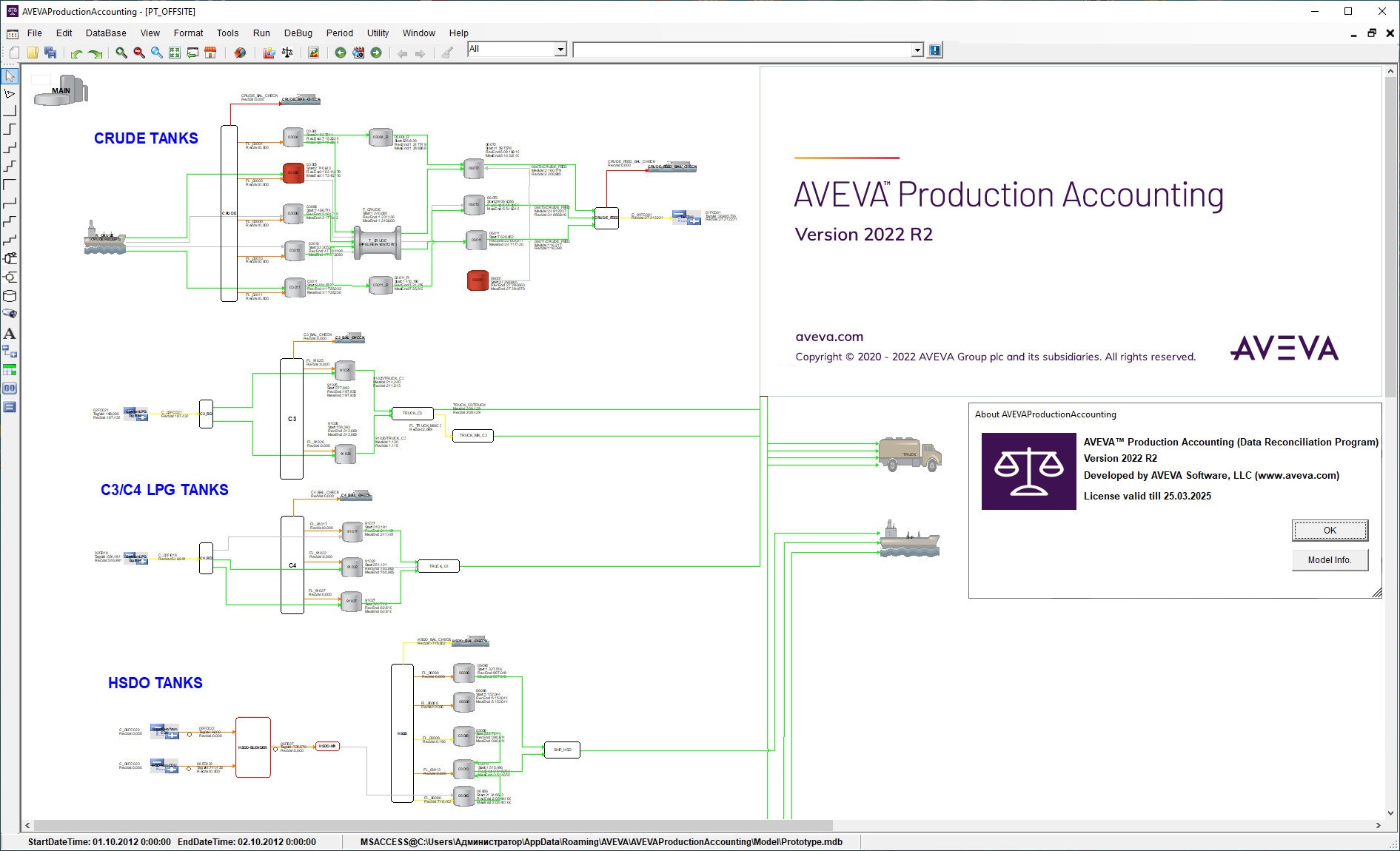 Working with AVEVA Production Accounting 2022 R2 full