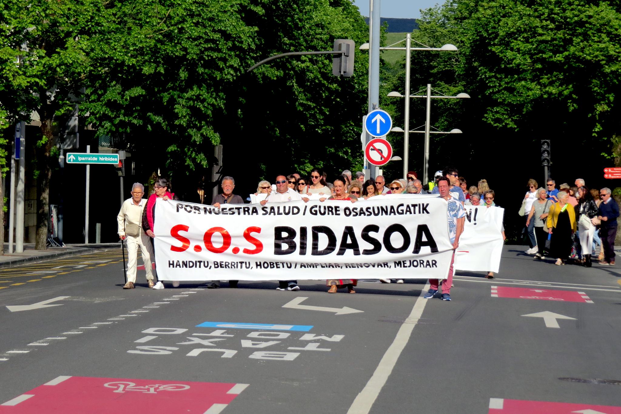 Manifestación Plataforma Bidasoa