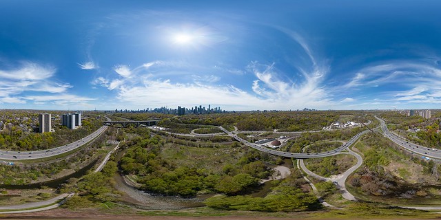Bright Spring Afternoon at Toronto's Don Valley
