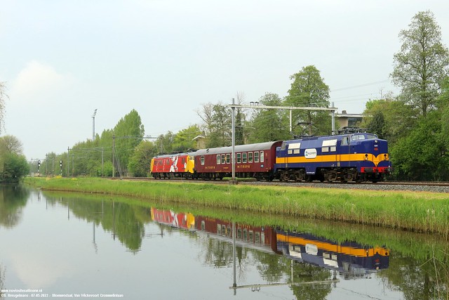 RXP 1251 + SSN Mitropa & Stichting 2454-CREW 3029 - Bloemendaal 🇳🇱 07-05-2023.