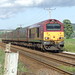 67019 on a GolfEx approaching Sweetholm LC