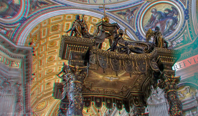 Roma 3D - Vaticano 4 (view with red/cyan glasses)