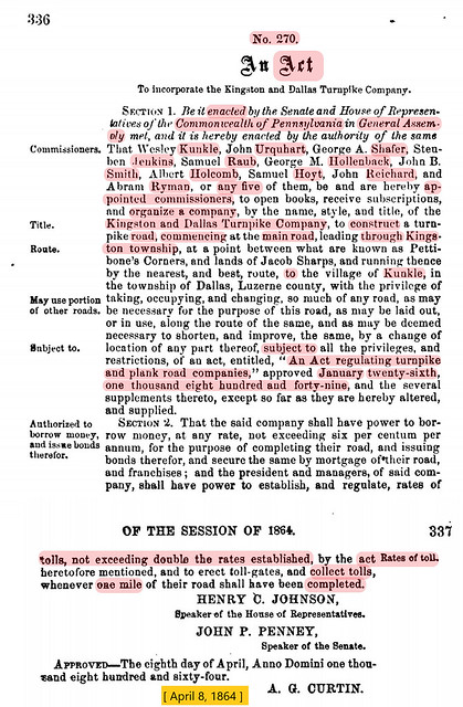 18640408 - Act No. 270 - Laws of the General Assembly of the Commmonwelth of Pennsylvania