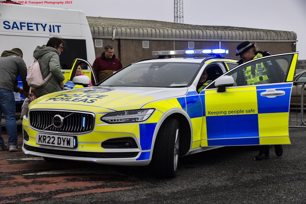 Scottish Police Rpu KR22 DYW | Police Scotland Volvo V90 Authorities B6 RPU seen… | Flickr