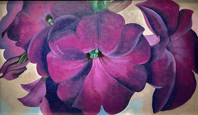 1925, Georgia O'Keeffe, Petunias -- de Young Museum (San Francisco)