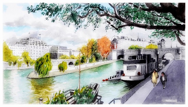Paris - France - la Seine et le Pont Neuf