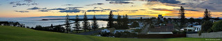 Sunset View Over Harrington Breakwall & Village, Manning River, Harrington, Mid North Coast, NSW