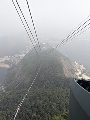 Foggy perspective of Rio