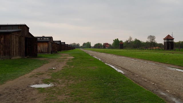 Prisoner huts at Auschwitz-Birkenau