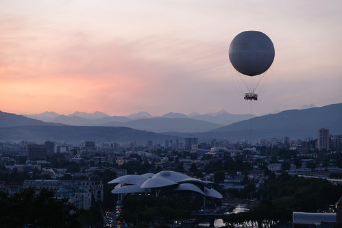 Tbilisi twilight by marin.tomic, Georgiageorgia tbilisi city urban view skyline cityview cityscape sunset twilight travel traveler tr