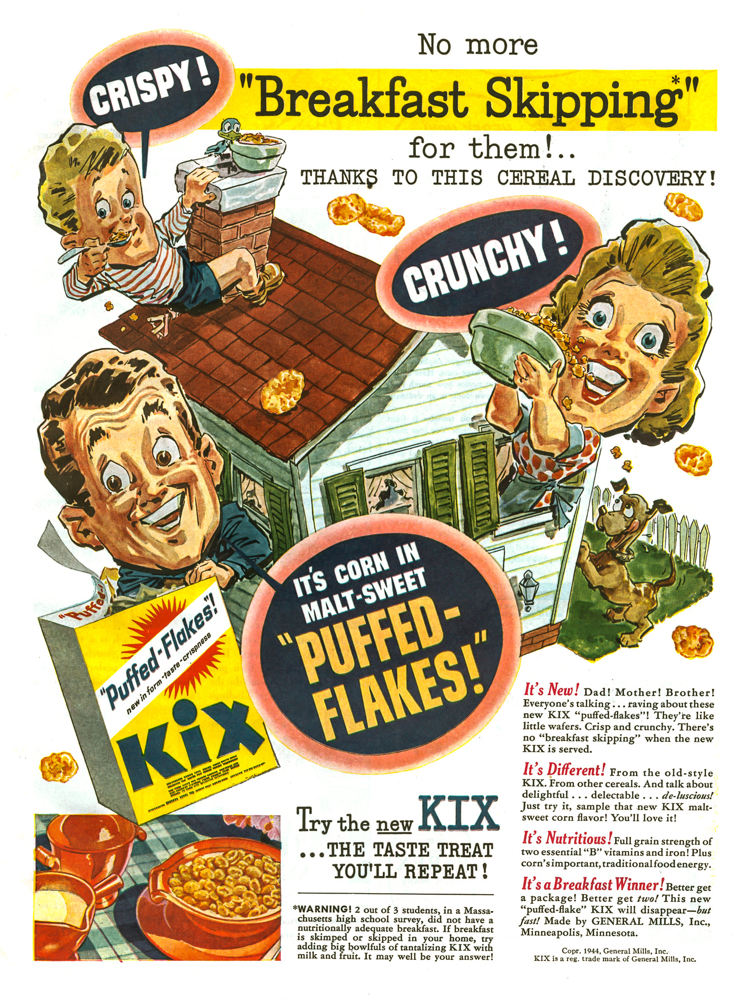 General Mills/Kix Cereal - 1944