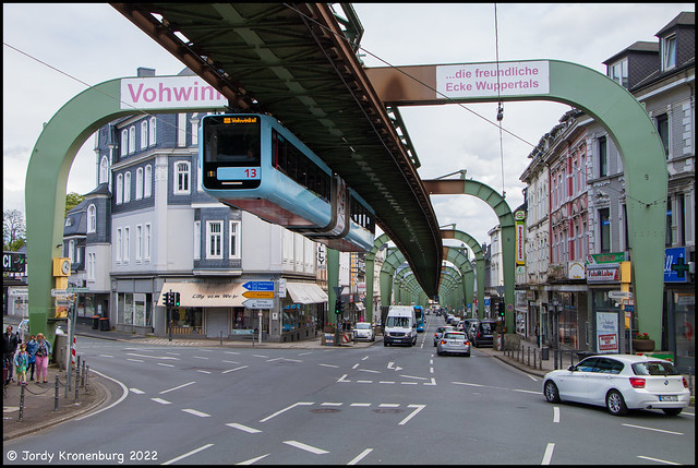 [DE] Wuppertal 6-6-2022 | Schwebebahn 13.