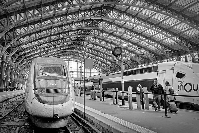 TGV a gare de Lille