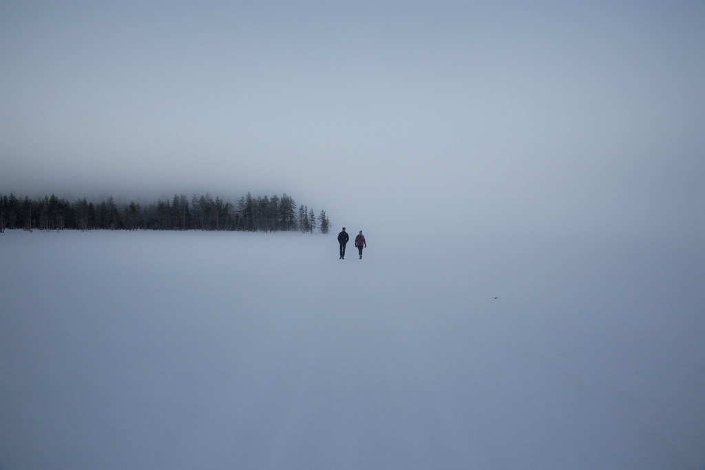 ‘Splendid Isolation’ Misty Dawn Lake Walk, Kuolio, Kuusamo, Northern Finland