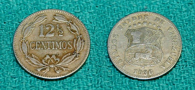 1936 Venezuela Coin