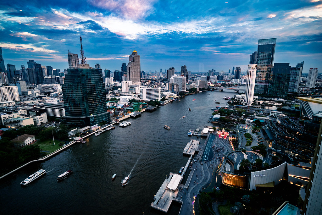 The Chao Phraya river, Bangkok