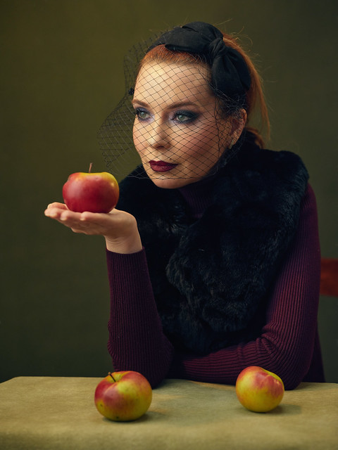 Lady with Apples