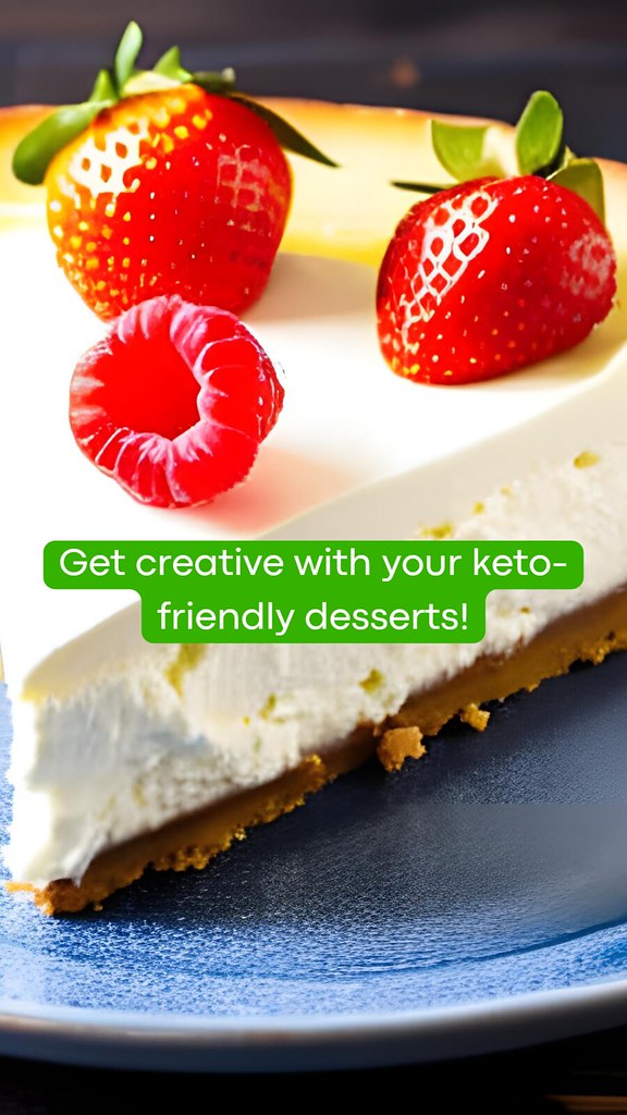 Get creative with your keto-friendly desserts!