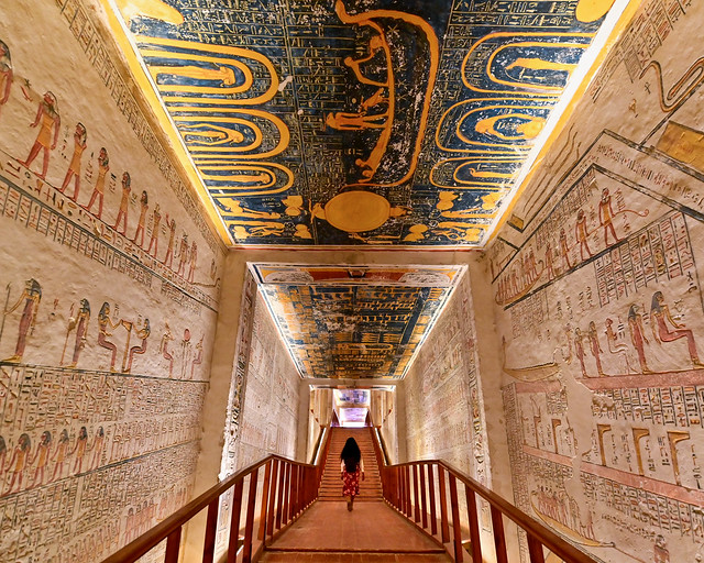 Una de las mejores tumbas del Valle de los Reyes de Luxor