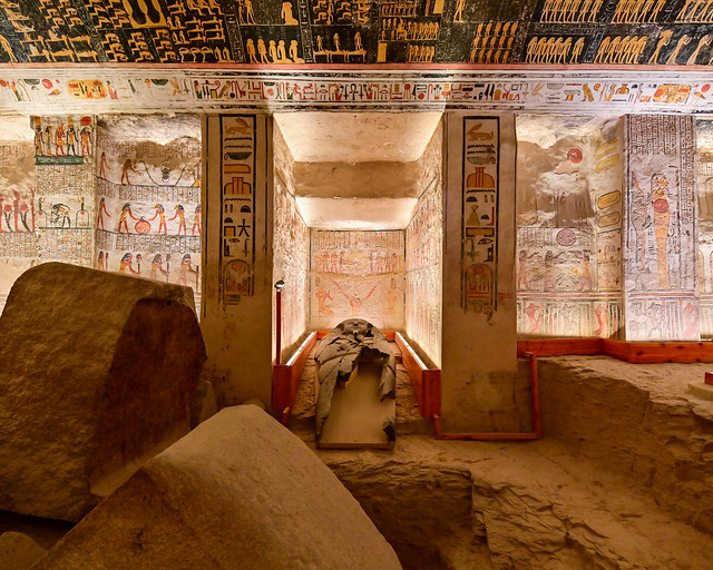 Una de las tumbas más espectaculares del Valle de los Reyes
