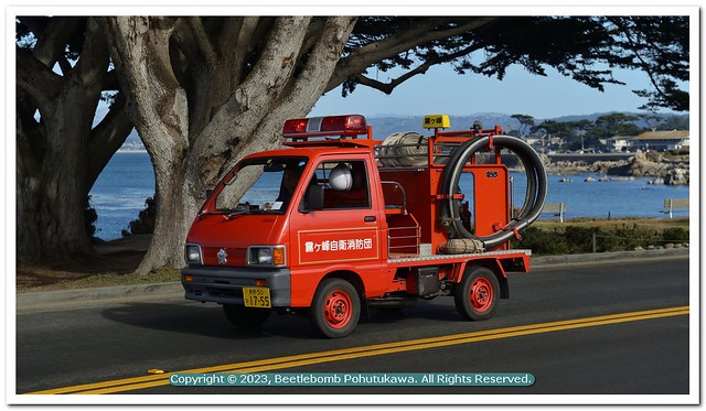 2022 The Little Car Show Cruise, Pacific Grove: Daihatsu Fire Wagon