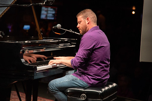 Joe Ashlar at WWOZ Piano Night - May 1, 2023. Photo by Sarah Kehoe.