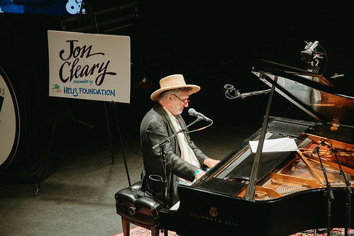 Jon Cleary at WWOZ Piano Night - May 1, 2023. Photo by Sarah Kehoe.