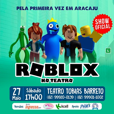 Roblox no Teatro Santa Cruz - Ingressos Kids