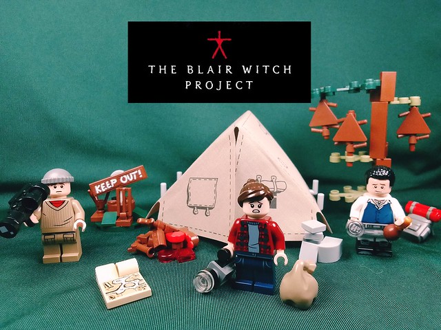 Lego Blair Witch Project diorama/display