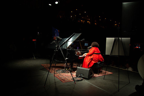 Lilli Lewis at WWOZ Piano Night - May 1, 2023. Photo by Sarah Kehoe.
