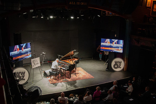Ricky Monie at WWOZ Piano Night - May 1, 2023. Photo by Sarah Kehoe.