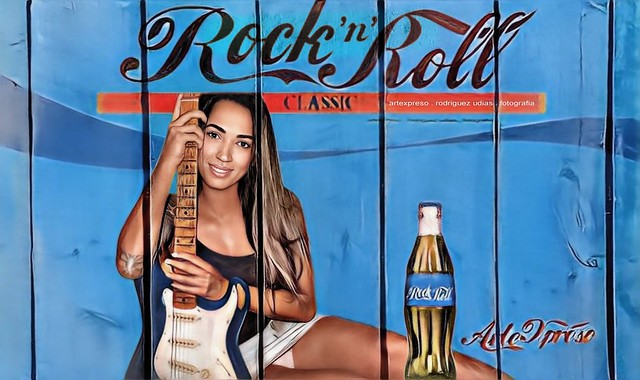 Rock & CocaCola . PhotoCartoon . Artexpreso 01