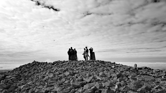 At the top of Slieve Gullion MNT BNW