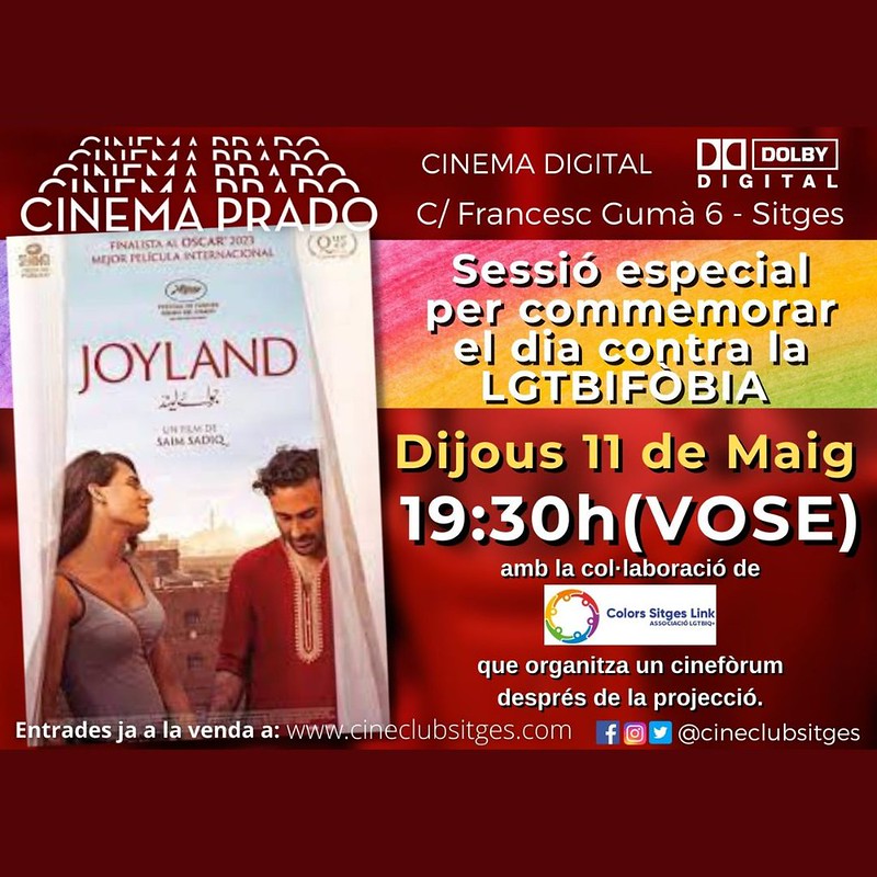 Proyección Joyland. Día Internacional contra la LGTBIfòbia