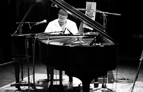Kyle Roussel at WWOZ Piano Night - May 1, 2023. Photo by Michael Alford.