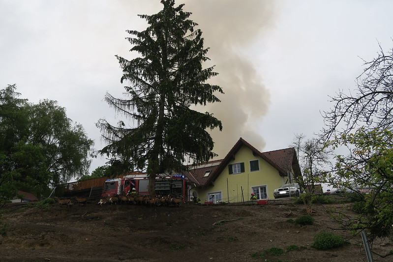 Wirtschaftsgebäudebrand in Rittschein am 11.05.2023
