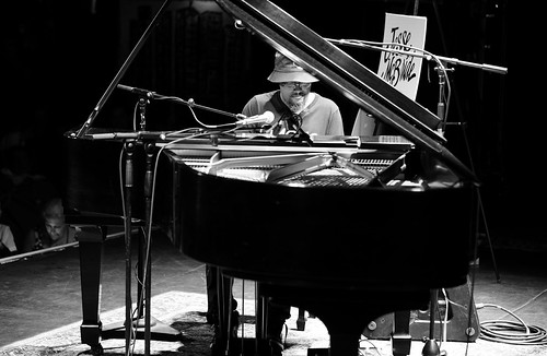 Jesse McBride at WWOZ Piano Night - May 1, 2023. Photo by Michael Alford.