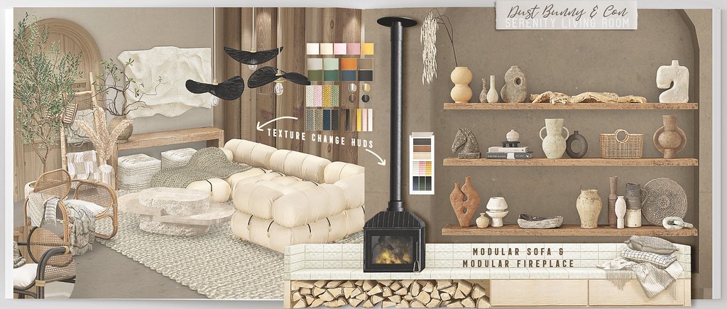 Dust Bunny & Consignment – Serenity Living Room @ ｅｑｕａｌ１０