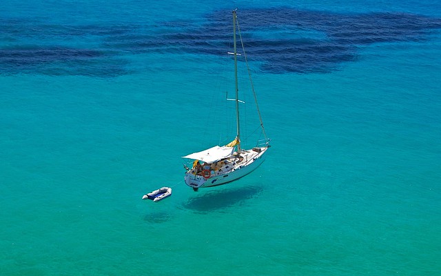 Barco en Ibiza