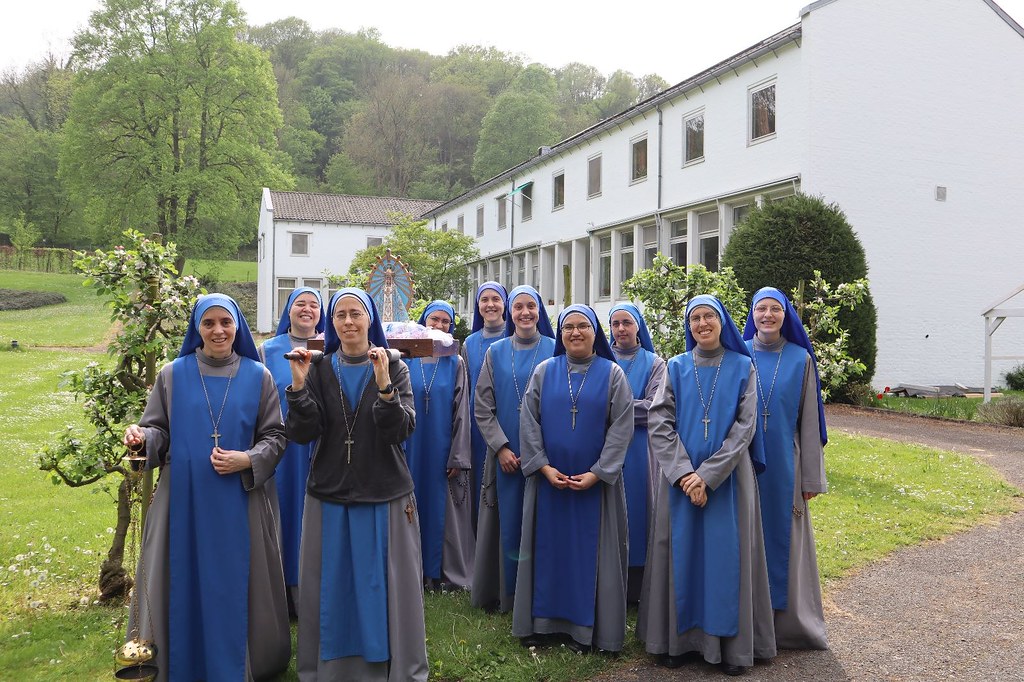 Holanda - Procesión con la Virgen de Luján en el Monasterio Ecce Homo