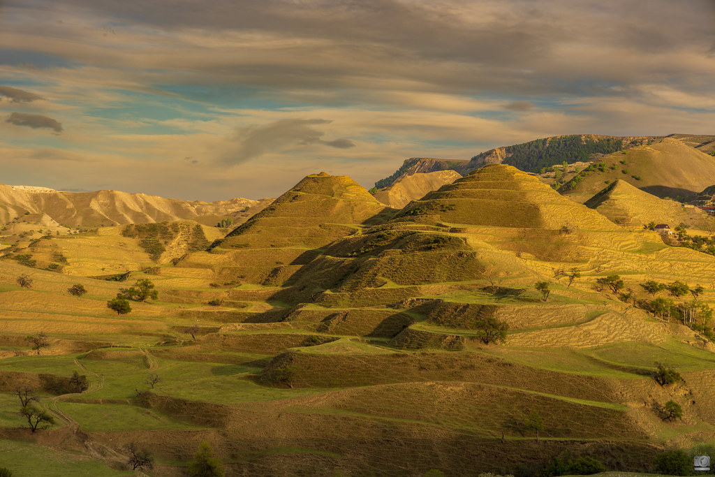 mountain terraces of Dagestan