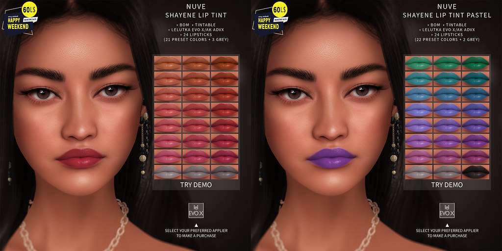 Shayene Lip tint – Lelutka Evo X/AK ADVX