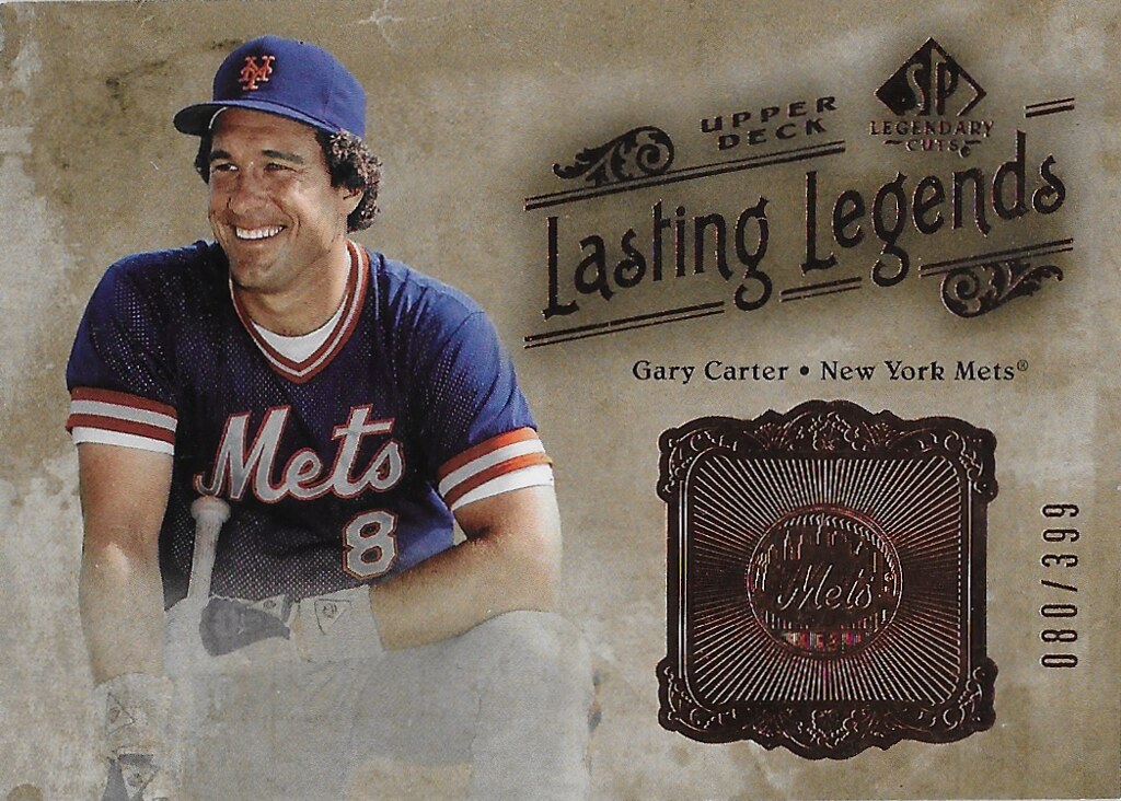 Carter, Gary - 2005 SP Legendary Cuts Lasting Legends #GC