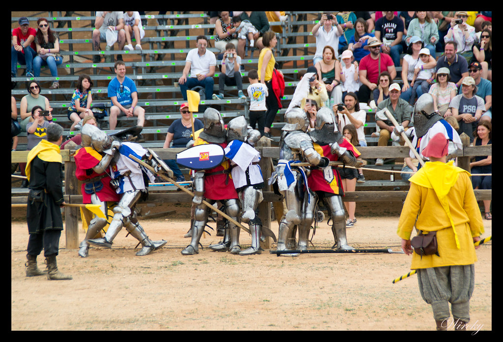 Campeonato Mundial de Combate Medieval en Belmonte - Combate 10 vs 10 España-Finlandia