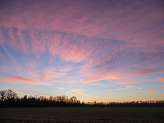 Preston Crowmarsh sunset